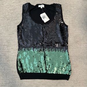 Carmen Sequin Top S new